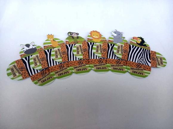 Forminhas para Doces Animais Safari 3 / 50 Unidades