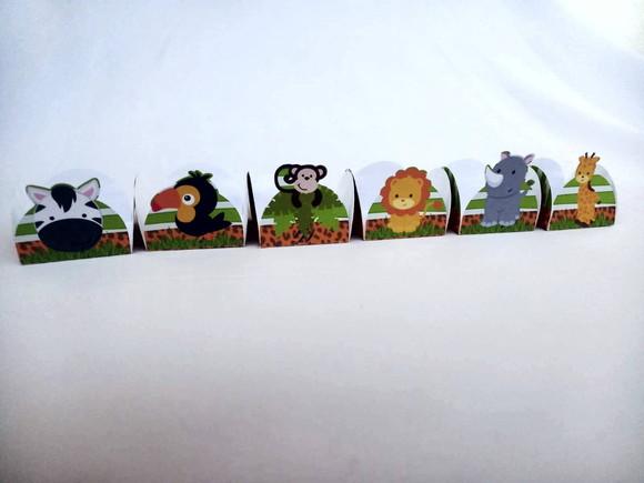 Forminhas para Doces Animais Safari 3 / 50 Unidades