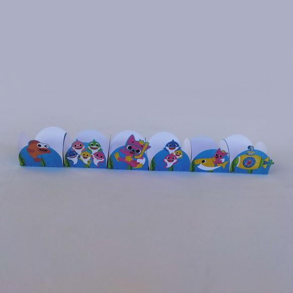 Forminhas para Doces Baby Shark 50 Unidades