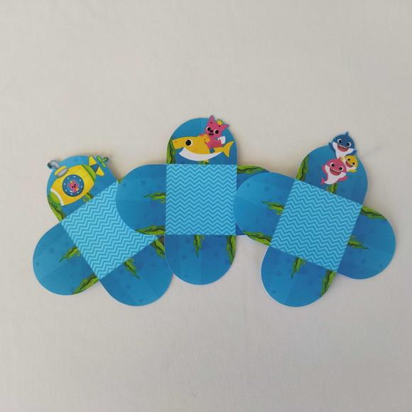 Forminhas para Doces Baby Shark 50 Unidades