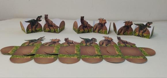 Forminhas para Doces Dinossauros 50 Unidades