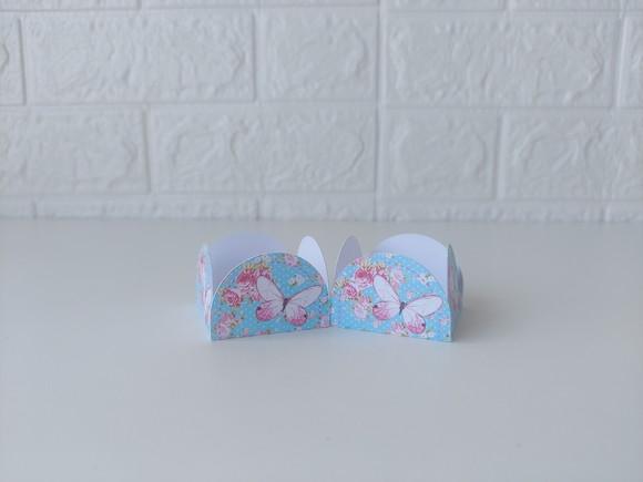 Forminhas para Doces Jardim Borboletas 50 Unidades