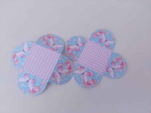 Forminhas para Doces Jardim Borboletas 50 Unidades