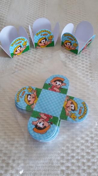 Forminhas para Doces Personalizadas Chico e Rosinha 50 Unid