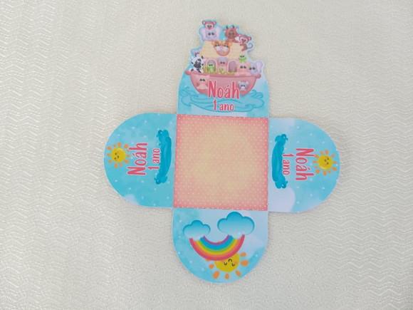 Forminhas para Doces Personalizadas Arca de Noé 50 Unidades