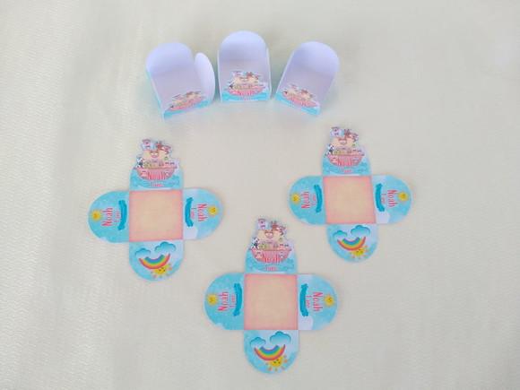 Forminhas para Doces Personalizadas Arca de Noé 50 Unidades