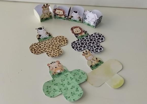 Forminhas para Doces Safari Baby 100 Unidades