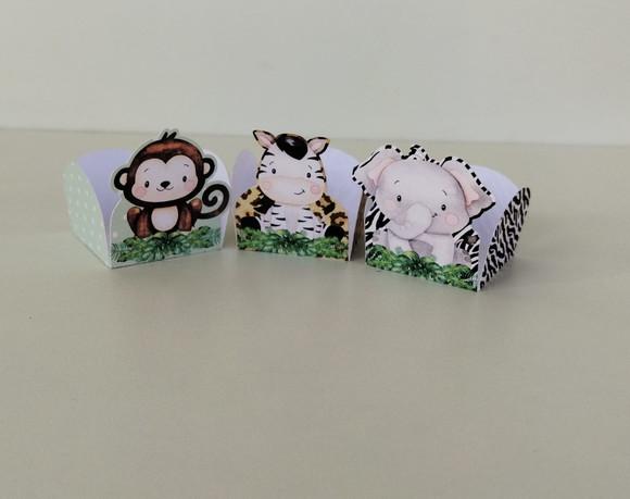 Forminhas para Doces Safari Baby 100 Unidades