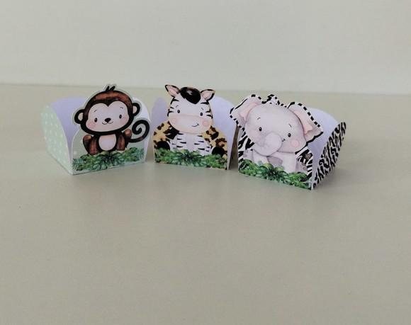 Forminhas para Doces Safari Baby 50 Unidades
