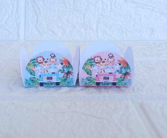 Forminhas para Doces Safari Baby 3- 50 Unidades