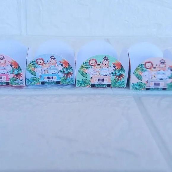 Forminhas para Doces Safari Baby 3- 50 Unidades