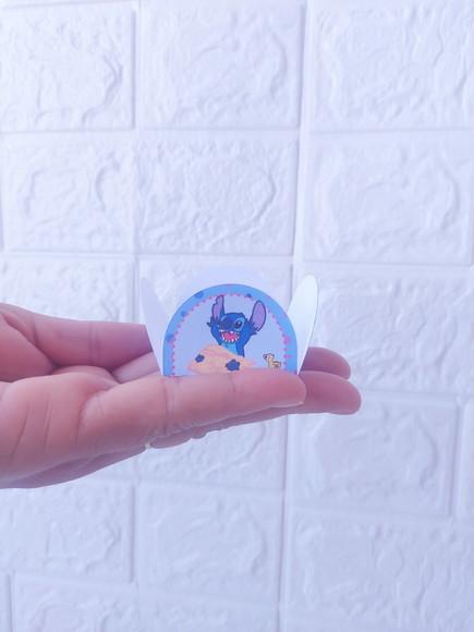 Forminhas para Doces Stitch Festa Infantil 50 Unidades