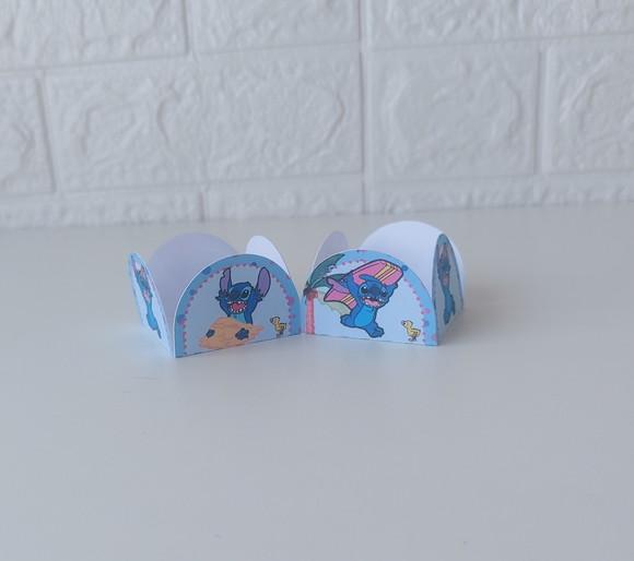 Forminhas para Doces Stitch Festa Infantil 50 Unidades