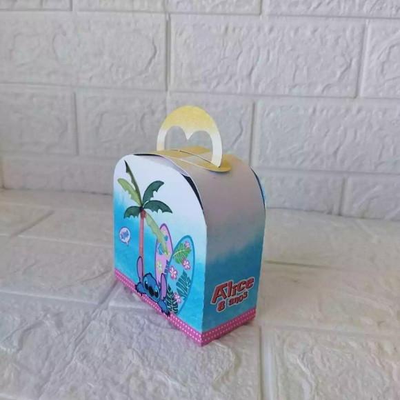 Kit Festa 25 Lembrancinhas Caixinhas Stitch