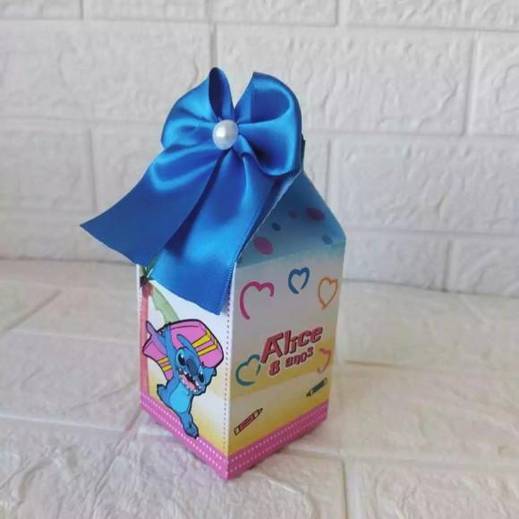 Kit Festa 35 Lembrancinhas Caixinhas Stitch