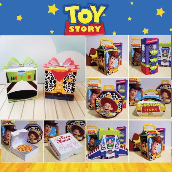 Kit Festa 35 Lembrancinhas Personalizadas Toy Story Luxo