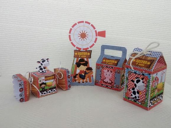 Kit Festa Fazendinha Menino 1 - 30 Peças