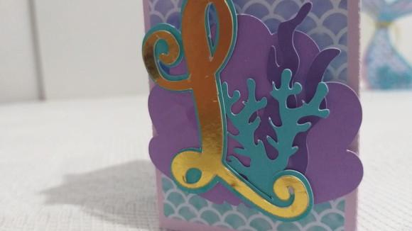Kit Festa Lembrancinhas Personalizadas Sereia Luxo Rosa 3d