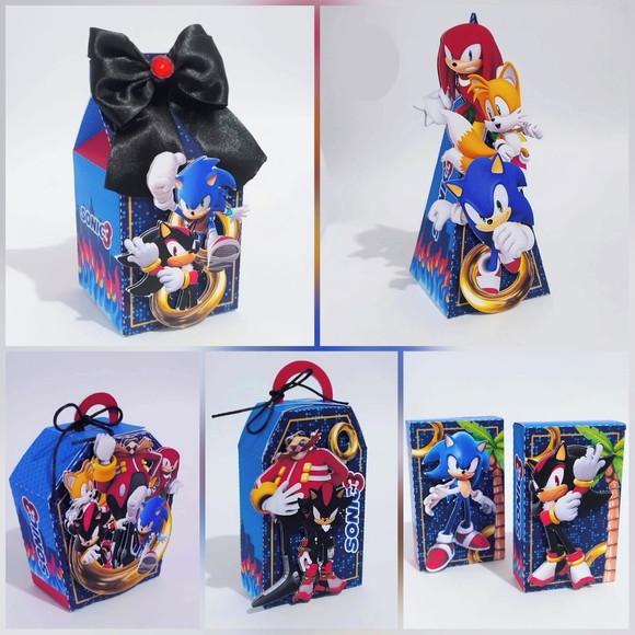 Kit Festa Lembrancinhas Personalizadas Sonic 3 -15 Itens