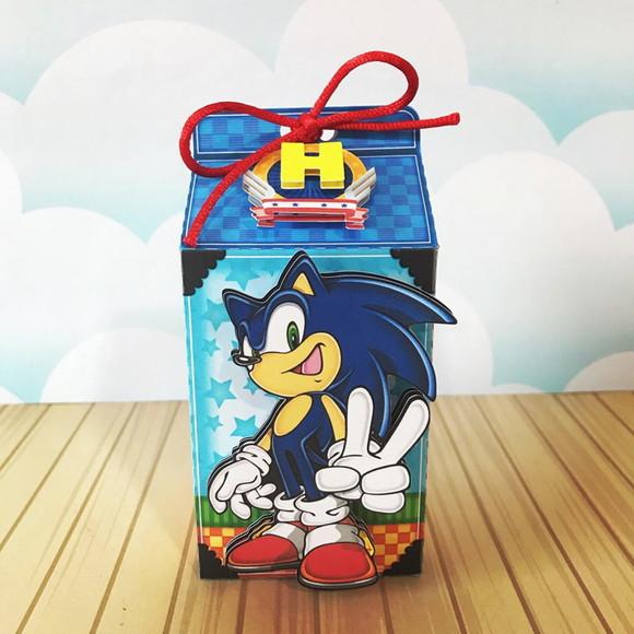 Kit Festa Lembrancinhas Personalizadas Sonic-20 Itens