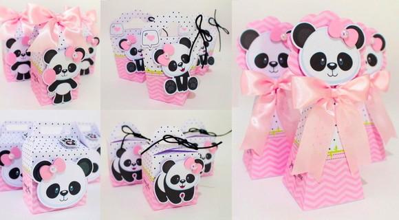 Kit Festa Panda - 20 Itens