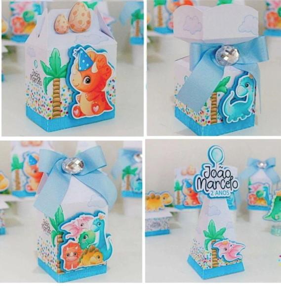 Kit Festa Personalizada Dinossauros Baby 3 - 15 Itens