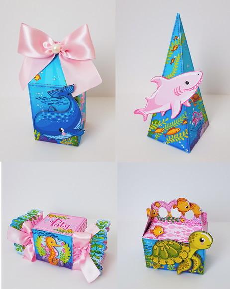 Kit Festa Personalizada Fundo do Mar Menina- 20 Peças