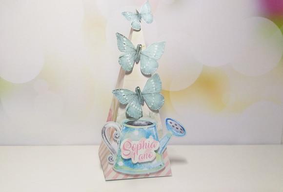 Kit Festa Personalizada Jardim Encantado Aquarela- 30 Itens