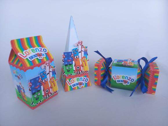 Kit Festa Personalizada Numberblocks -15 Itens