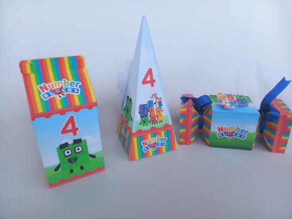 Kit Festa Personalizada Numberblocks -30 Itens
