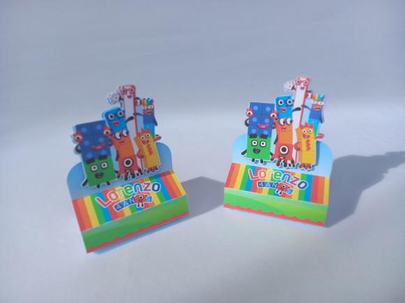 Kit Festa Personalizada Numberblocks -45 Itens