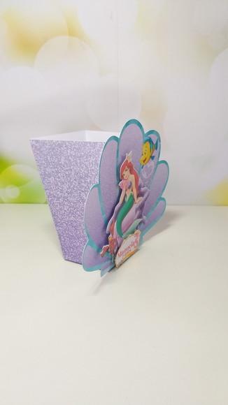 Kit Festa Personalizada Pequena Sereia 35 Itens