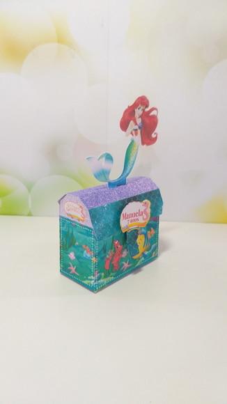 Kit Festa Personalizada Pequena Sereia 35 Itens