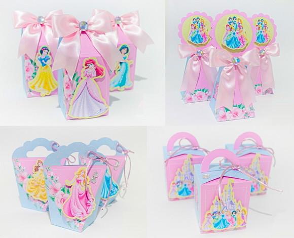 Kit Festa Personalizada Princesas 1 -25 Itens