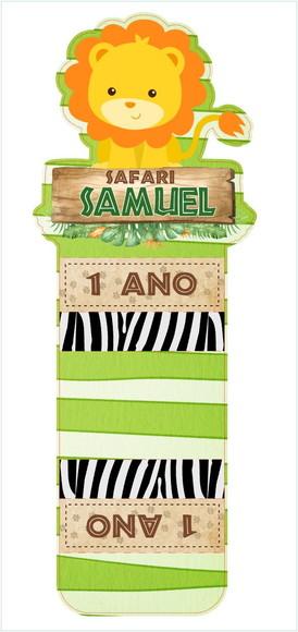 Kit Festa Personalizada Safari Baby 2- 3d - 45 Itens