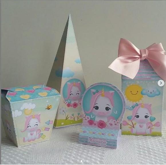Kit Festa Personalizada Unicornio Baby