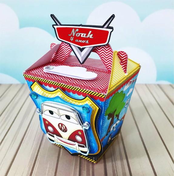 Kit Lembrancinhas Aniversario Infantil Carros-25 Itens