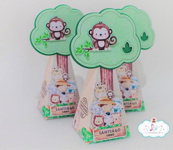 Lembrancinhas Personalizadas Safari Aquarelado 4 (50 Itens)