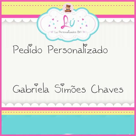 Pedido personalizado Gabriela - tema Formatura