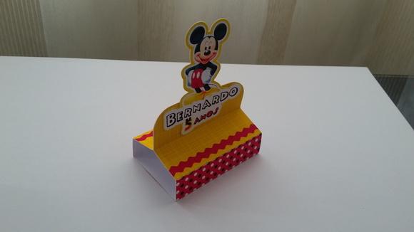 Porta Chocolate Duplo 3d Mickey