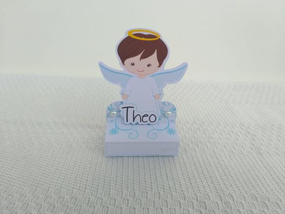Porta Chocolate Duplo Anjinho Menino