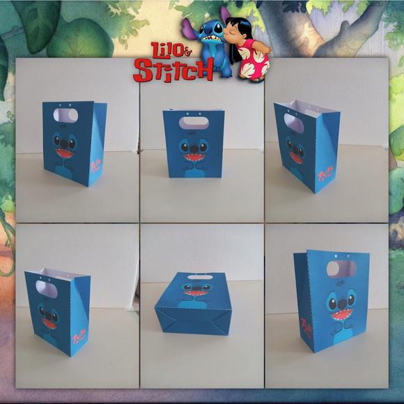 Sacolinha Lembrancinha Personalizada Stitch