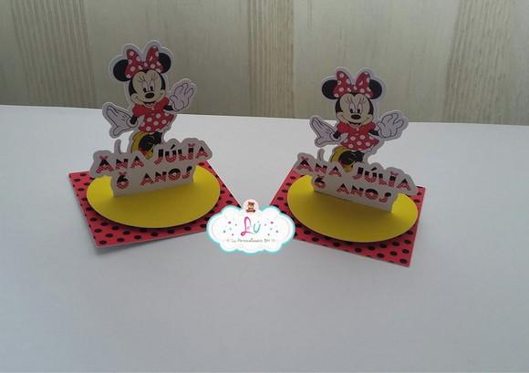 Tags para Caixas Acrilica Minnie- 30 Unidades