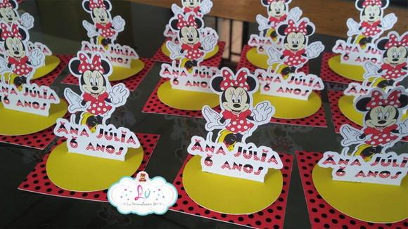 Tags para Caixas Acrilica Minnie- 30 Unidades