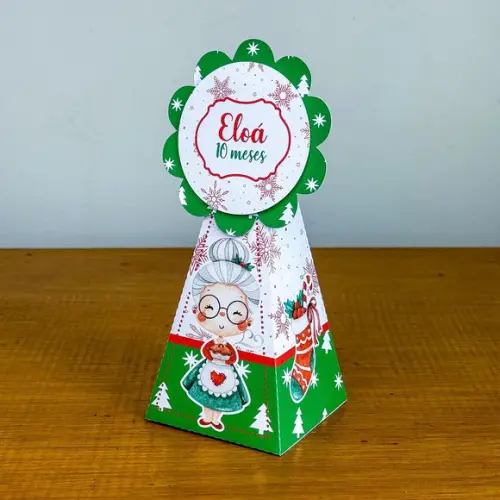 20 Itens Kit de Caixinhas Personalizadas Natal 2 Festas