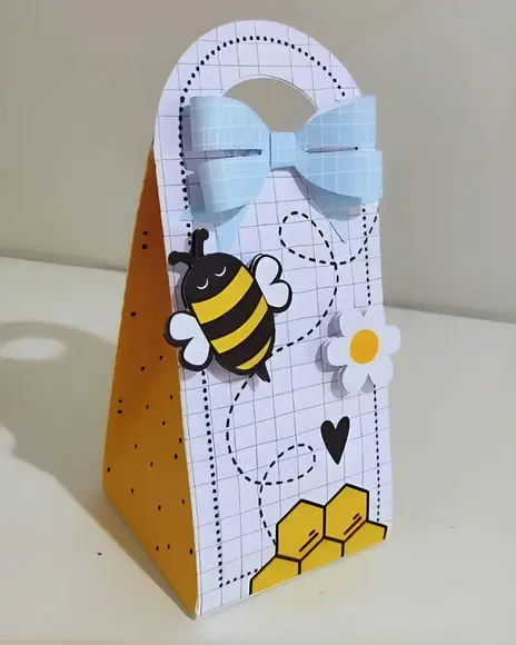25 Itens Personalizados Caixinhas Abelhinhas