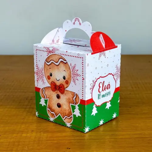 40 Itens Kit de Caixinhas Personalizadas Natal 2 Festas