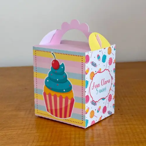 50 Itens Kit de Caixinhas Personalizadas Doces 1 Festas