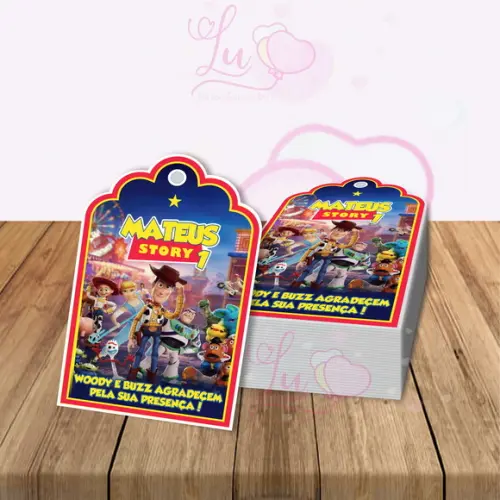 60 Tags de Agradecimento Toy Story