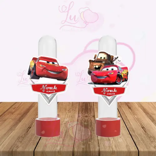 Apliques para Tubetes Carros- 50 Unidades